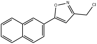 3-(chloromethyl)-5-(naphthalen-2-yl)-1,2-oxazole 구조식 이미지