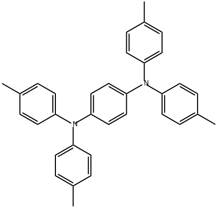 1,4-Benzenediamine, N1,N1,N4,N4-tetrakis(4-methylphenyl)- Structure