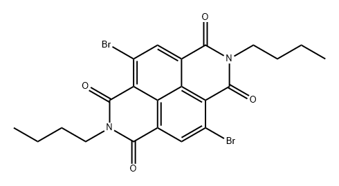 Benzo[lmn][3,8]phenanthroline-1,3,6,8(2H,7H)-tetrone, 4,9-dibromo-2,7-dibutyl- Structure