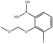 Boronic acid, B-[3-iodo-2-(methoxymethoxy)phenyl]- Structure