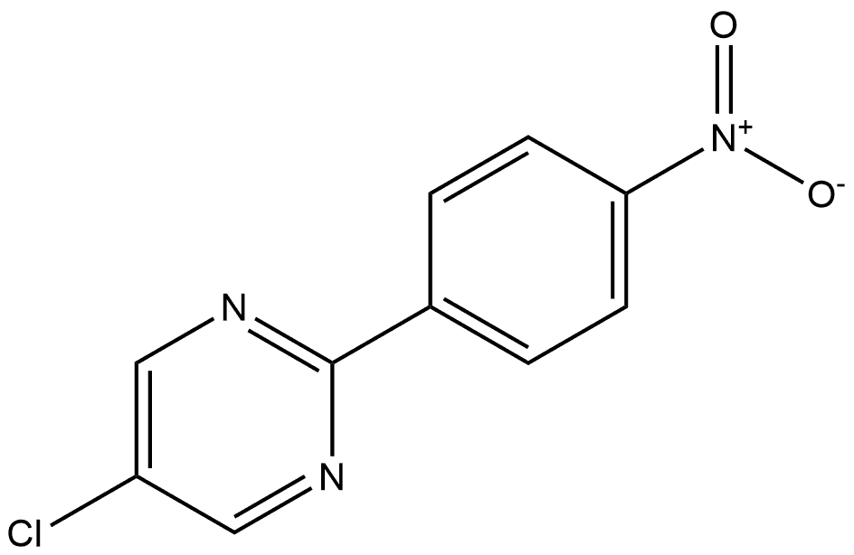 5-chloro-2-(4-nitrophenyl)pyrimidine 구조식 이미지