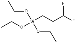 Silane, (3,3-difluoropropyl)triethoxy- Structure