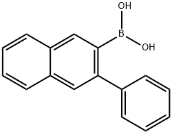 Boronic acid, B-(3-phenyl-2-naphthalenyl)- Structure