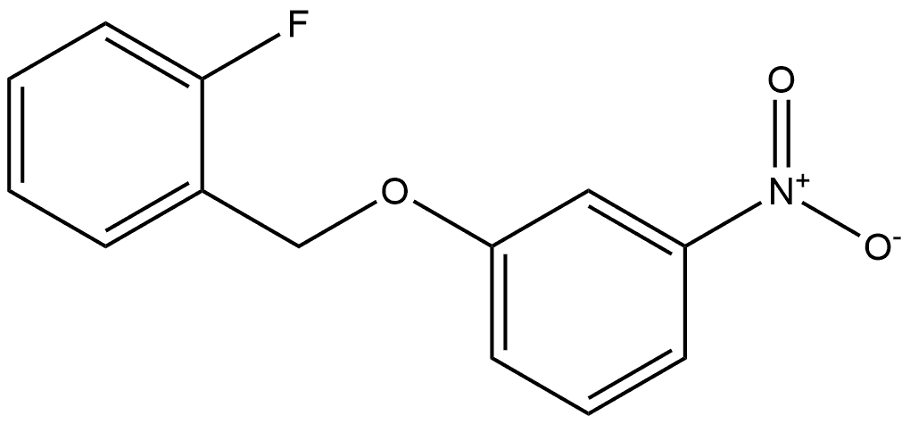 1-fluoro-2-((3-nitrophenoxy)methyl)benzene Structure