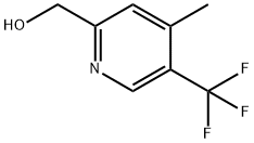 (4-Methyl-5-trifluoromethyl-pyridin-2-yl)-methanol Structure