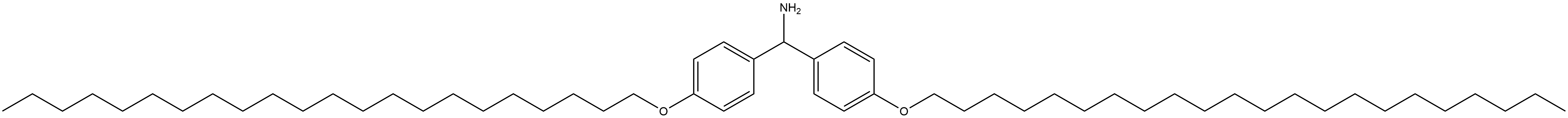 Benzenemethanamine, 4-(docosyloxy)-α-[4-(docosyloxy)phenyl]- 구조식 이미지