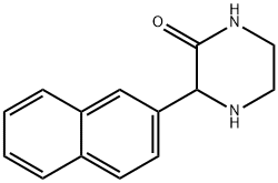 2-Piperazinone, 3-(2-naphthalenyl)- Structure