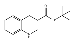 Benzenepropanoic acid, 2-(methylamino)-, 1,1-dimethylethyl ester Structure