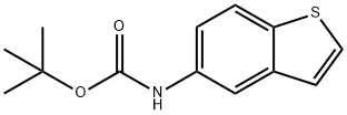 Carbamic acid, N-benzo[b]thien-5-yl-, 1,1-dimethylethyl ester Structure