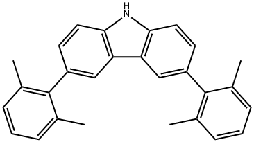 9H-?Carbazole, 3,?6-?bis(2,?6-?dimethylphenyl)?- Structure