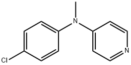 4-Pyridinamine, N-(4-chlorophenyl)-N-methyl- Structure