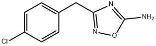 1,2,4-Oxadiazol-5-amine, 3-[(4-chlorophenyl)methyl]- 구조식 이미지