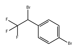Benzene, 1-bromo-4-(1-bromo-2,2,2-trifluoroethyl)- Structure