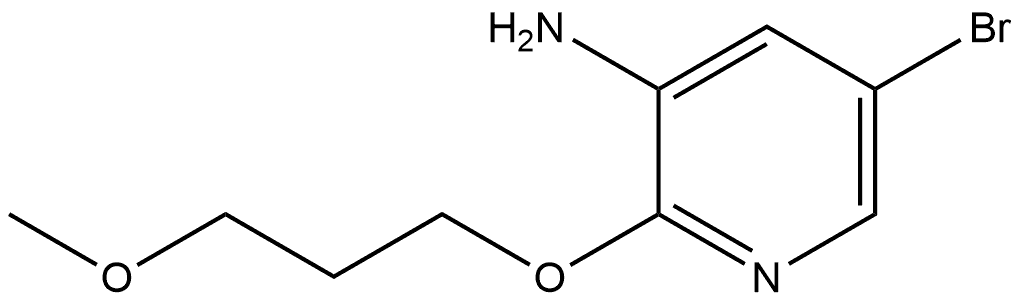 5-Bromo-2-(3-methoxypropoxy)-3-pyridinamine Structure