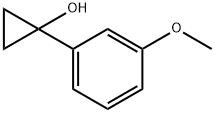 1-(3-Methoxyphenyl)cyclopropanol Structure