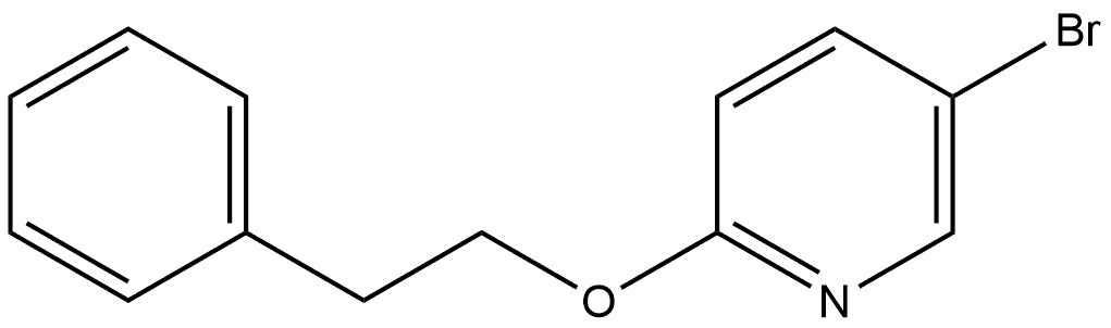 5-bromo-2-phenethoxypyridine Structure