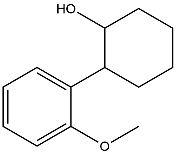 2-(2-Methoxyphenyl)cyclohexanol Structure