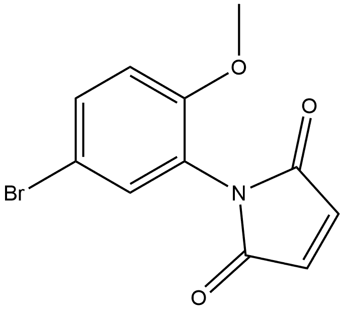 1-(5-Bromo-2-methoxyphenyl)-1H-pyrrole-2,5-dione Structure