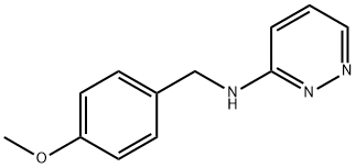 3-Pyridazinamine, N-[(4-methoxyphenyl)methyl]- Structure