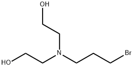 Ethanol, 2,2'-[(3-bromopropyl)imino]bis- Structure