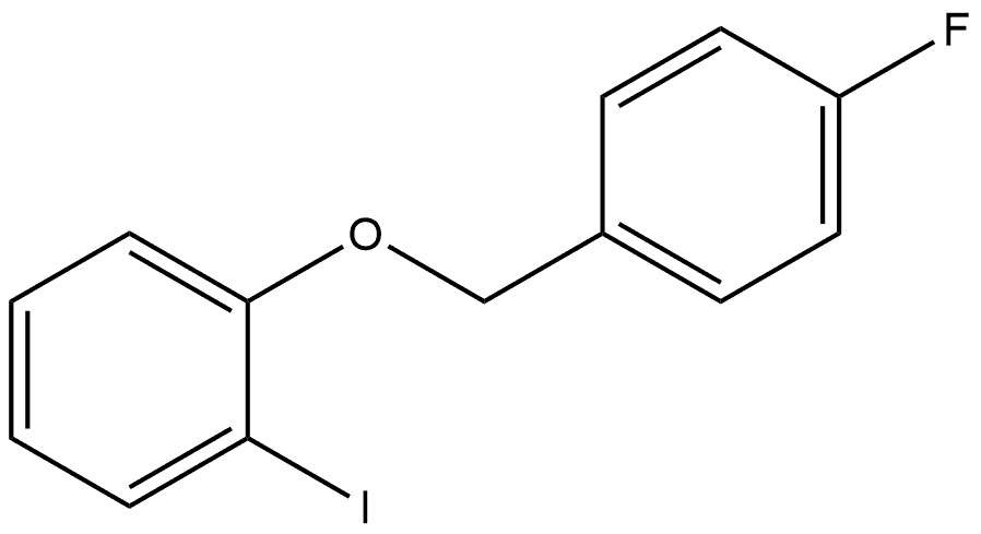 1-[(4-Fluorophenyl)methoxy]-2-iodobenzene Structure