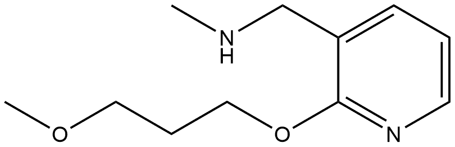 2-(3-Methoxypropoxy)-N-methyl-3-pyridinemethanamine Structure