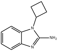 1-cyclobutyl-1H-1,3-benzodiazol-2-amine 구조식 이미지