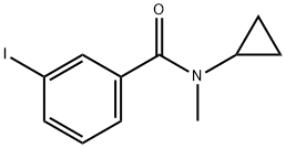 N-Cyclopropyl-3-iodo-N-methylbenzamide Structure