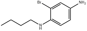 2-Bromo-1-N-butylbenzene-1,4-diamine Structure