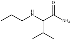 Butanamide, 3-methyl-2-(propylamino)- Structure