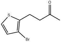 2-Butanone, 4-(3-bromo-2-thienyl)- Structure