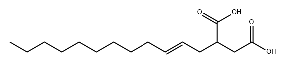 Butanedioic acid, (2E)-2-dodecenyl- (9CI) Structure