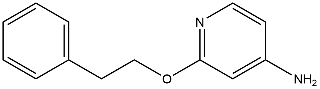 2-(2-Phenylethoxy)-4-pyridinamine Structure