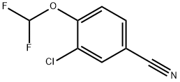 3-chloro-4-(difluoromethoxy)benzonitrile Structure