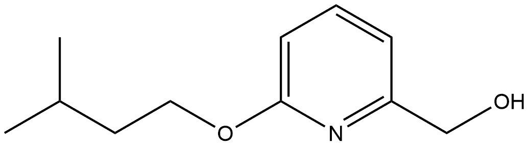 6-(3-Methylbutoxy)-2-pyridinemethanol Structure