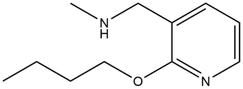 2-Butoxy-N-methyl-3-pyridinemethanamine Structure