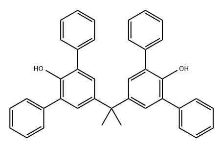 [1,1':3',1''-Terphenyl]-2'-ol, 5',5''''-(1-methylethylidene)bis- (9CI) Structure