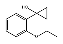 Cyclopropanol, 1-(2-ethoxyphenyl)- Structure