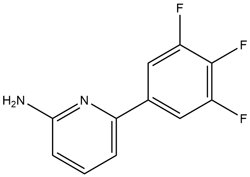 6-(3,4,5-Trifluorophenyl)-2-pyridinamine Structure