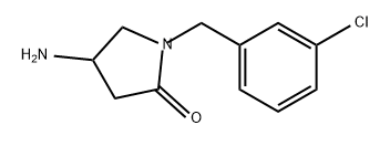 2-Pyrrolidinone, 4-amino-1-[(3-chlorophenyl)methyl]- Structure