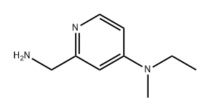 2-Pyridinemethanamine, 4-(ethylmethylamino)- Structure