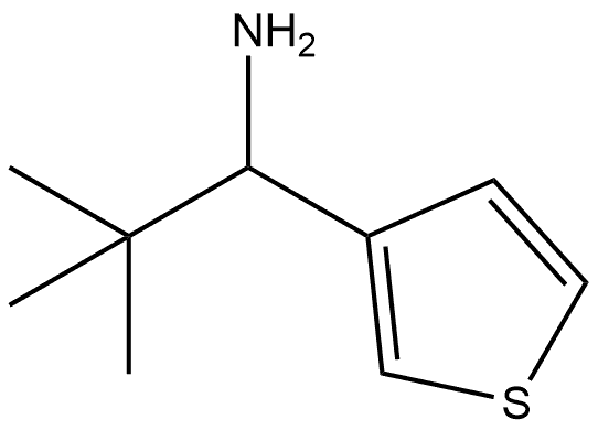 2,2-DIMETHYL-1-(THIOPHEN-3-YL)PROPAN-1-AMINE Structure