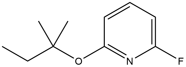 2-(1,1-Dimethylpropoxy)-6-fluoropyridine Structure