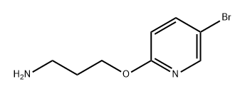 1-Propanamine, 3-[(5-bromo-2-pyridinyl)oxy]- Structure