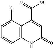 4-Quinolinecarboxylic acid, 5-chloro-1,2-dihydro-2-oxo- Structure