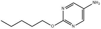 5-Pyrimidinamine, 2-(pentyloxy)- Structure