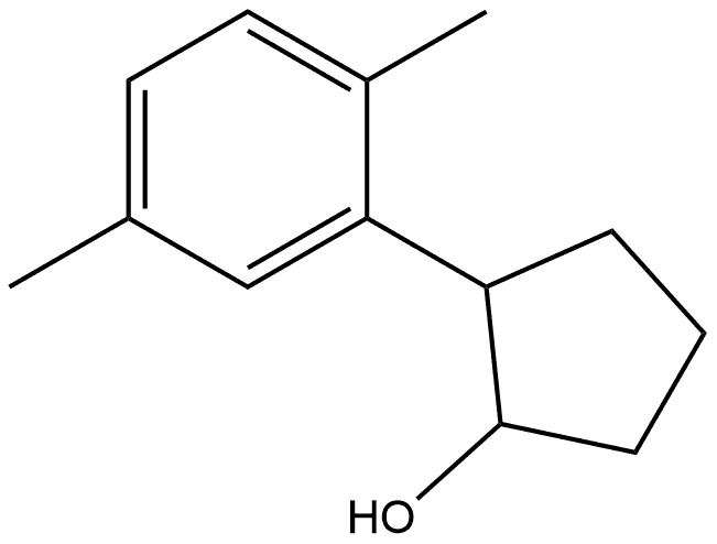 2-(2,5-Dimethylphenyl)cyclopentanol Structure