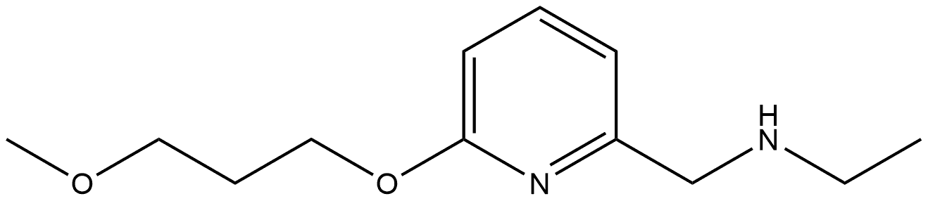 N-Ethyl-6-(3-methoxypropoxy)-2-pyridinemethanamine 구조식 이미지