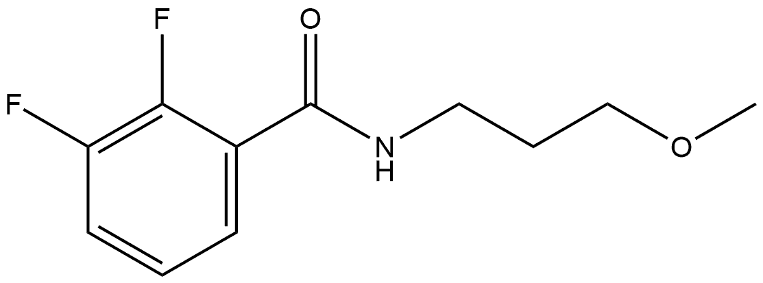 2,3-Difluoro-N-(3-methoxypropyl)benzamide Structure