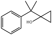 Cyclopropanol, 1-(1-methyl-1-phenylethyl)- Structure